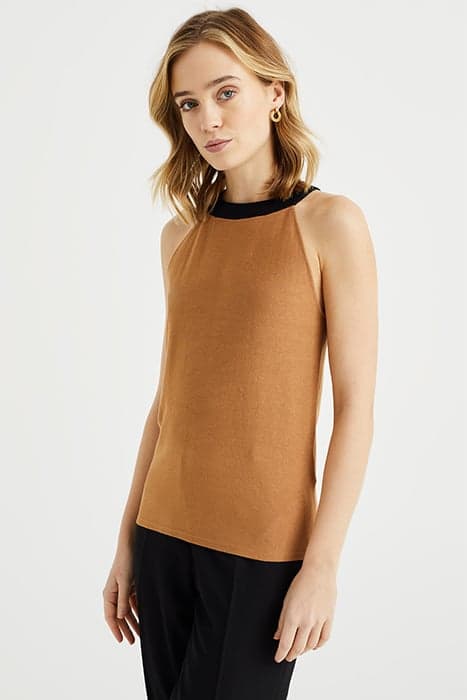 KNITTED PULLOVER CARAMEL by WE Fashion