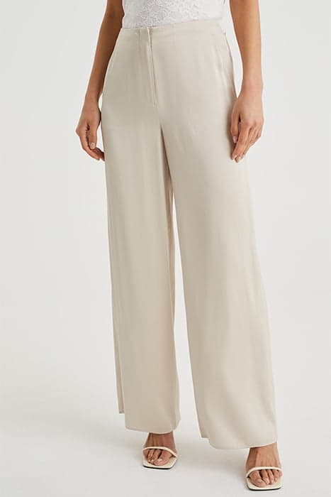 TROUSER BEIGE by WE Fashion