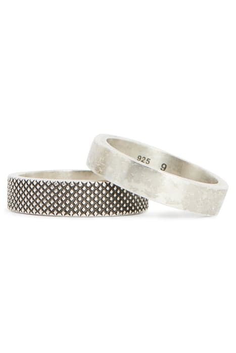 MARS TEX RING SET WARM SILVER by AllSaints