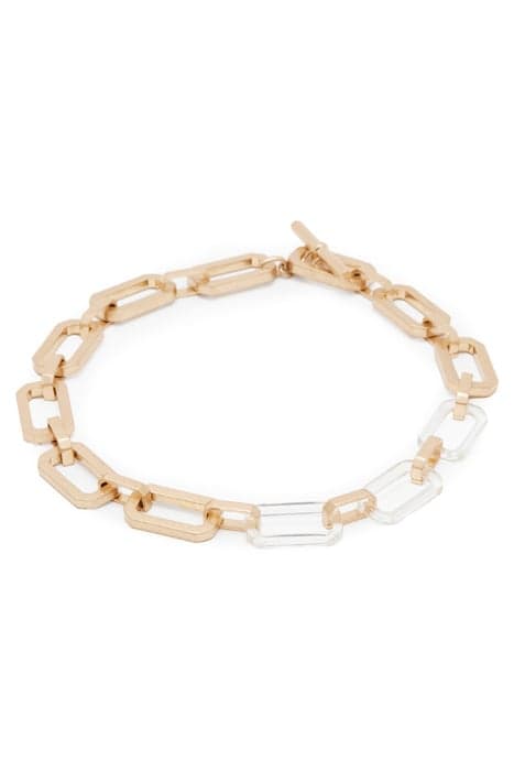 MADISON HEX NECKLACE WARM BRASS/CRYSTAL by AllSaints