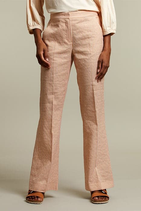 MULTICOLOR STRIPED FLARED PANTS by River Woods