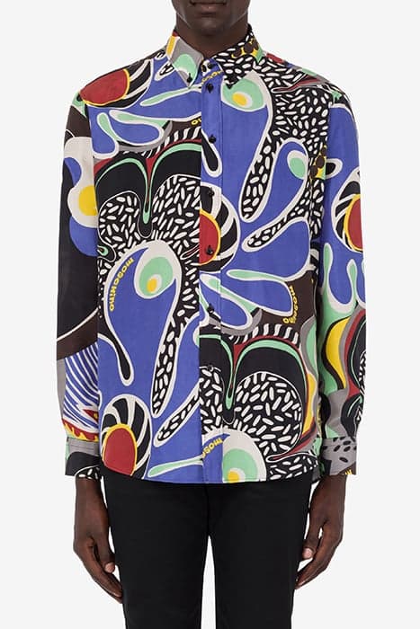 PSYCHEDELIC PRINT HABOTAI SHIRT BLACK by Moschino