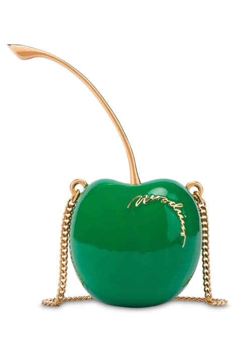 CHERRY NECKLACE GREEN by Moschino