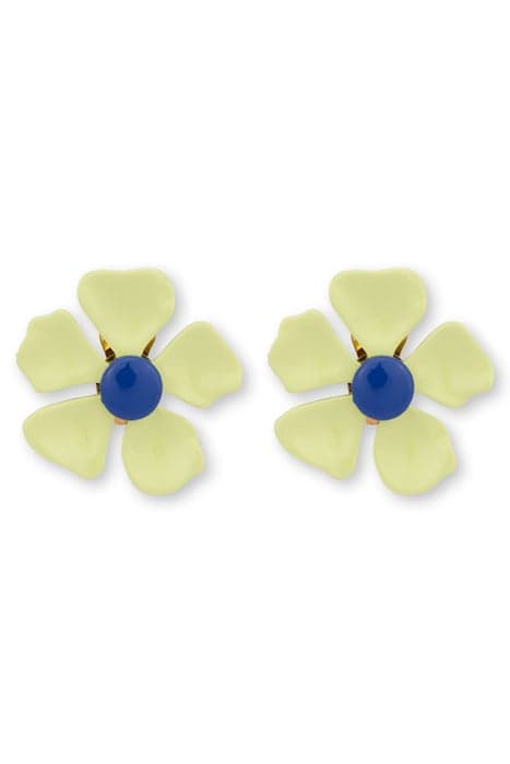 60'S FLOWER EARRINGS GREEN by Moschino