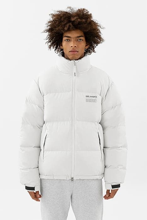 OBSERVER PUFFER JACKET WHITE by Axel Arigato