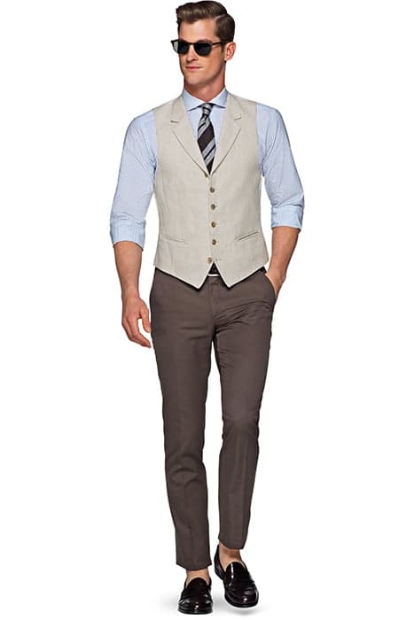 TROUSERS-BROWN BROWN by Suitsupply