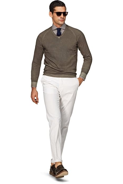 TROUSERS-WHITE WHITE by Suitsupply