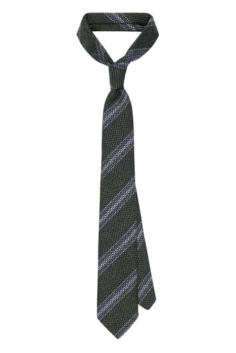 GREEN STRIPED TIE GREEN by Suitsupply