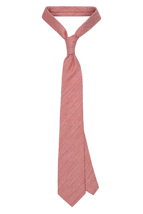 ORANGE HERRINGBONE TIE ORANGE by Suitsupply