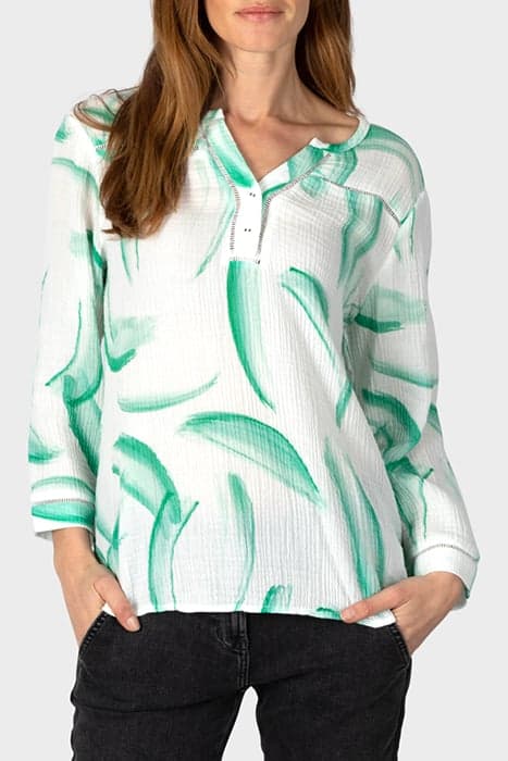 BLOUSE WOVEN LONG SLEEVES CLOUD DANCER by Sandwich