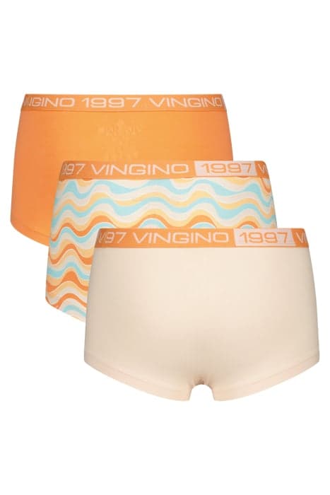 G-SO24-2 ZIGZAG 3 PACK LIGHT NEON ORANGE by Vingino