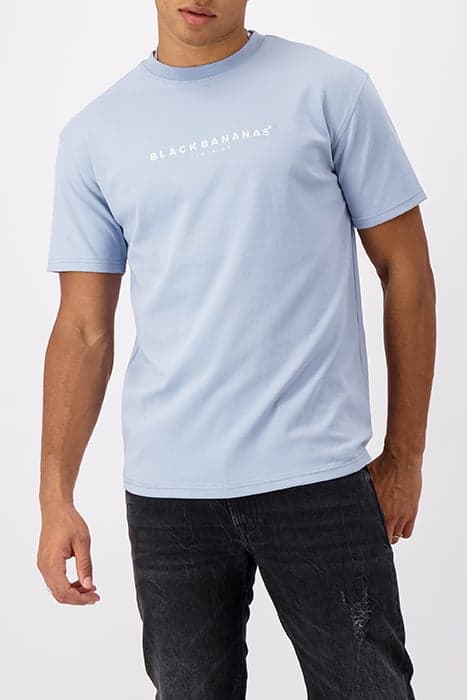 SIGNATURE TEE BLUE by Black Bananas