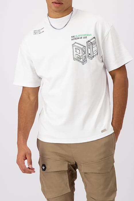 LOGISTICS TEE WHITE by Black Bananas