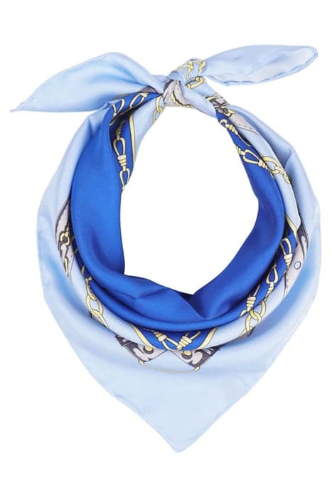 SILK SCARF SQUARED LIGHTBLUE BELTS LIGHTBLUE by Mucho Gusto