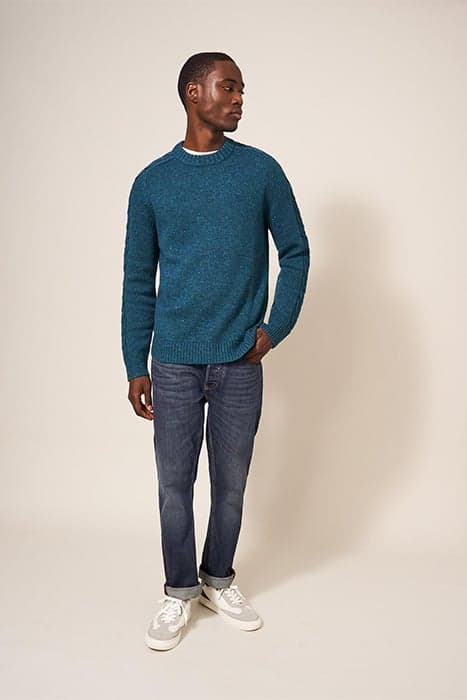 ARUNDEL CREW DARK TEAL by White Stuff