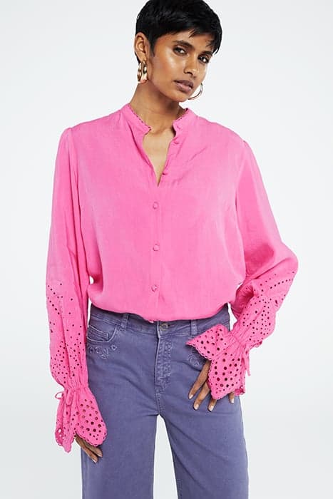 CLARISSA BLOUSE SLUSH PUPPY PINK by Fabienne Chapot