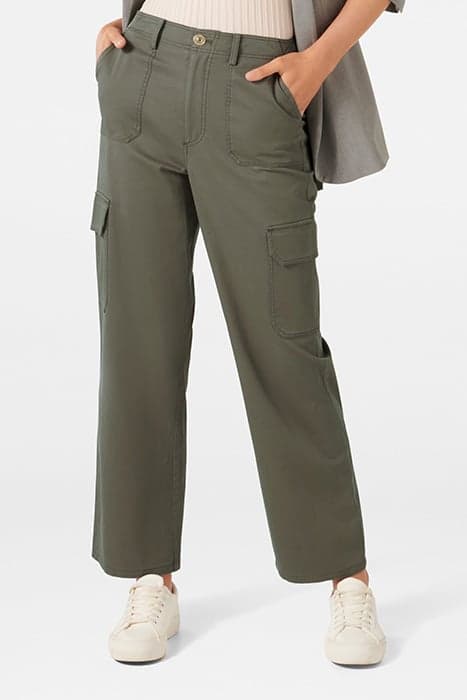 LENNY CARGO PANTS KHAKI by Forever New