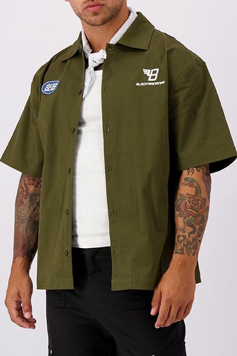 RACING SHIRT GREEN by Black Bananas