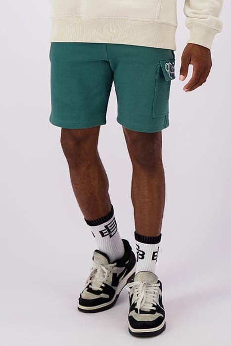 COMMANDER SWEATSHORTS GREEN by Black Bananas