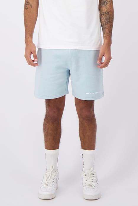 CURSIVE SCRIPT SHORTS ICE BLUE by Black Bananas