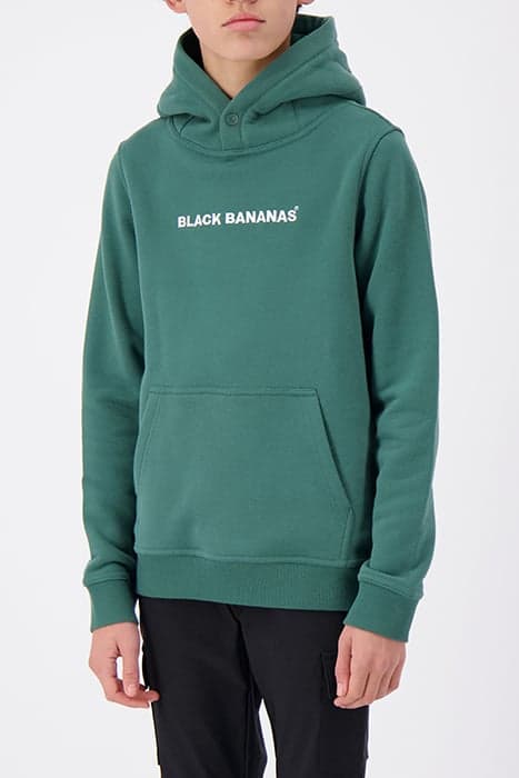 JR. SCRIPT HOODIE GREEN by Black Bananas