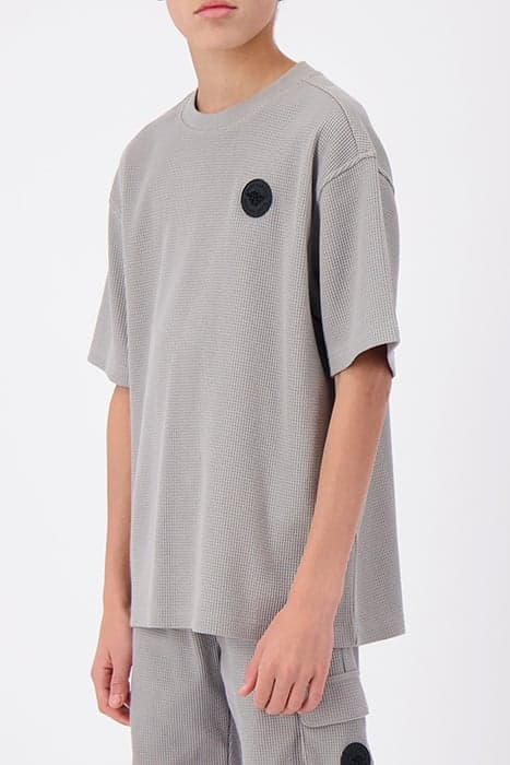 JR. WAFFLE TEE GREY by Black Bananas