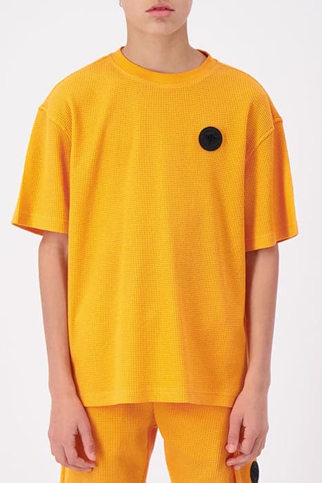 JR. WAFFLE TEE ORANGE by Black Bananas