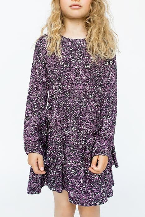 GIRLS’ PINK PAISLEY PRINT LENZING™ ECOVERO™ DRESS by IKKS