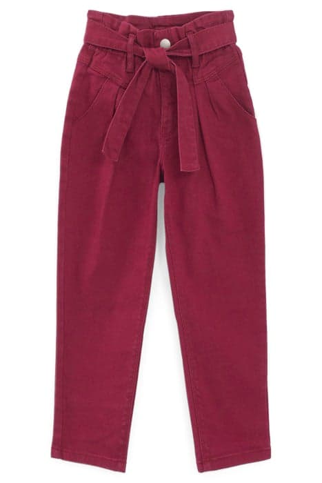 GIRLS’ BURGUNDY BALLOON JEANS by IKKS