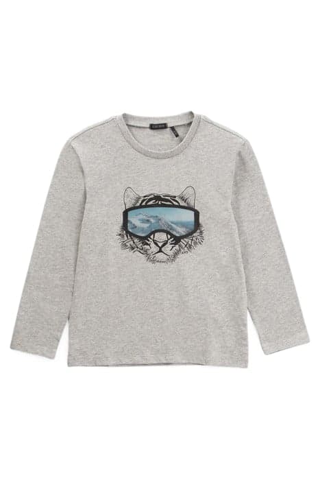 BOYS’ GREY T-SHIRT WITH TIGER AND LENTICULAR MASK IMAGE by IKKS