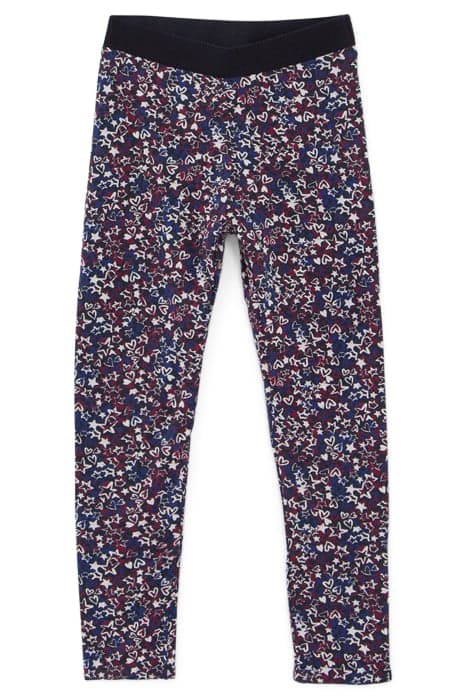 GIRLS’ STAR PRINT/NAVY REVERSIBLE LEGGINGS by IKKS