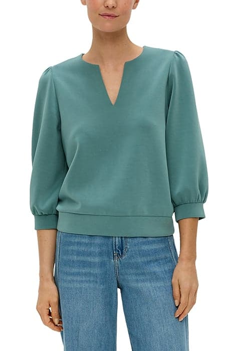 S.OLIVER SWEATSHIRTS BLUE GREEN by s. Oliver