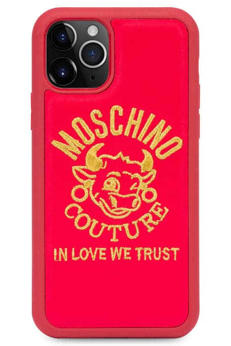 IPHONE XI PRO CHINESE NEW YEAR COVER RED by Moschino