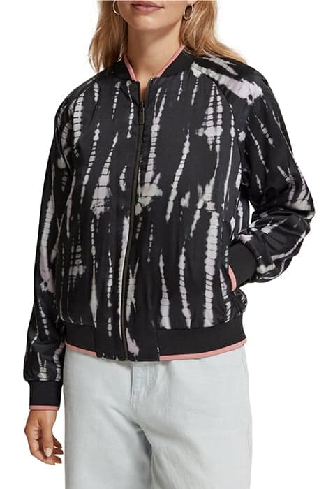 REVERSIBLE PRINTED BOMBER TIE DYE ROPE by Scotch & Soda