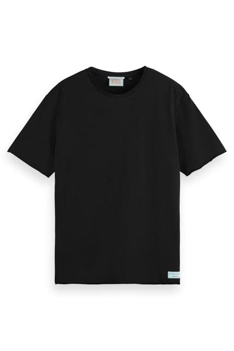 RAW EDGE T-SHIRT BLACK by Scotch & Soda