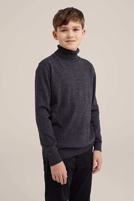 KNITTED PULLOVER DARK GREY by WE Fashion