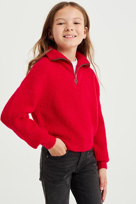 PULLOVER RED by WE Fashion