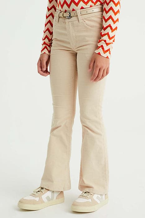 5-POCKET MID WAIST BEIGE by WE Fashion