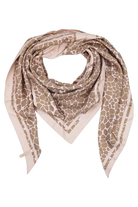 SILK SCARF ST. TROPEZ PINK AFRICA PINK by Mucho Gusto