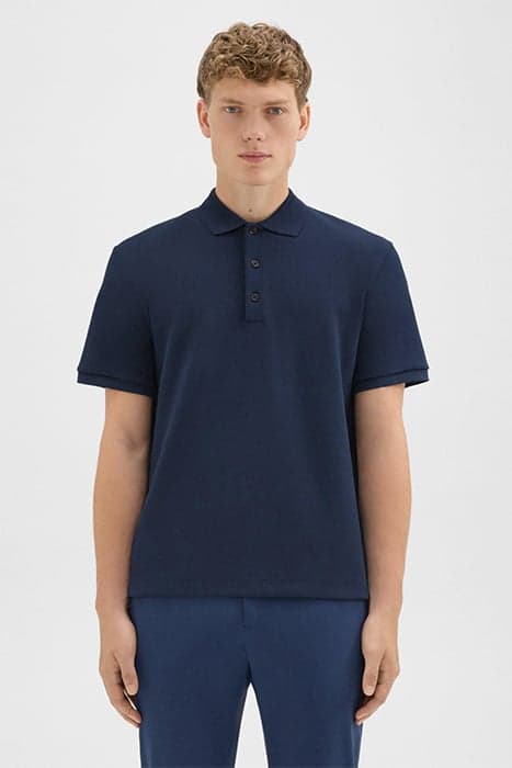 JOCELIN POLO SHIRT IN STUDIO KNIT JACQUARD BALTIC by THEORY