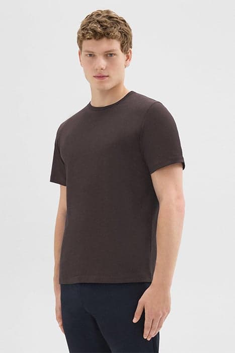 PRECISE TEE IN PIMA COTTON JERSEY COFFEE by THEORY