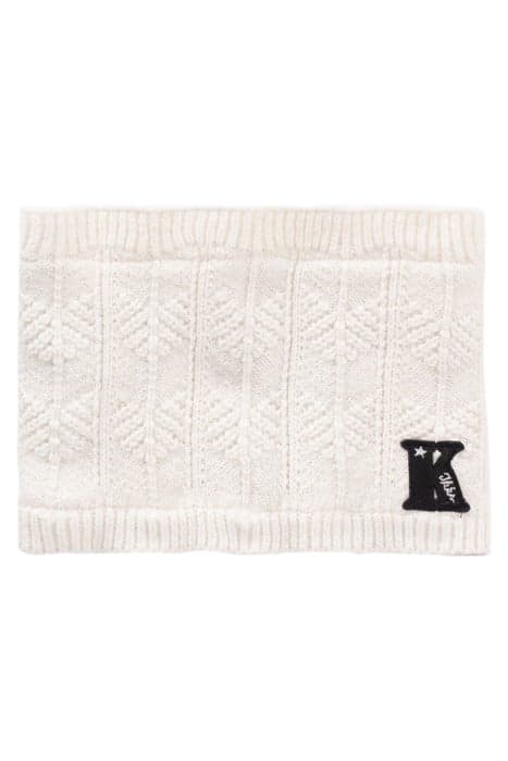 GIRLS’ OFF-WHITE LUREX KNIT SNOOD OFF-WHITE by IKKS