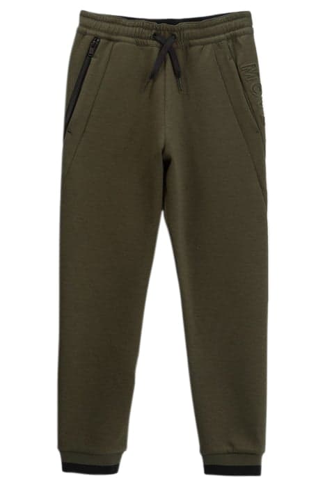 BOYS’ KHAKI JOGGERS WITH EMBOSSED SLOGAN ON SIDE KHAKI by IKKS