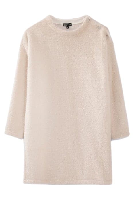 GIRLS’ OFF-WHITE FLUFFY KNIT DRESS OFF-WHITE by IKKS