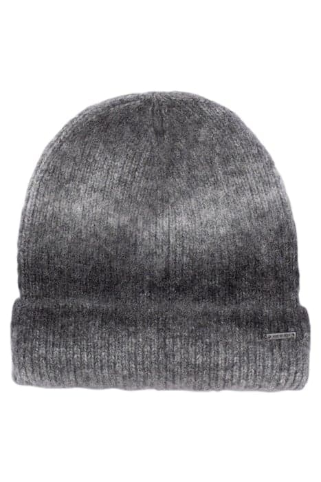 GIRLS’ GREY DEEP DYE-STYLE RIBBED KNIT BEANIE GREY by IKKS