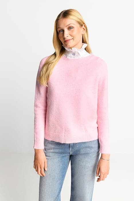 COZY CREW NECK RECYCLED ROSE SHADOW by Rich & Royal