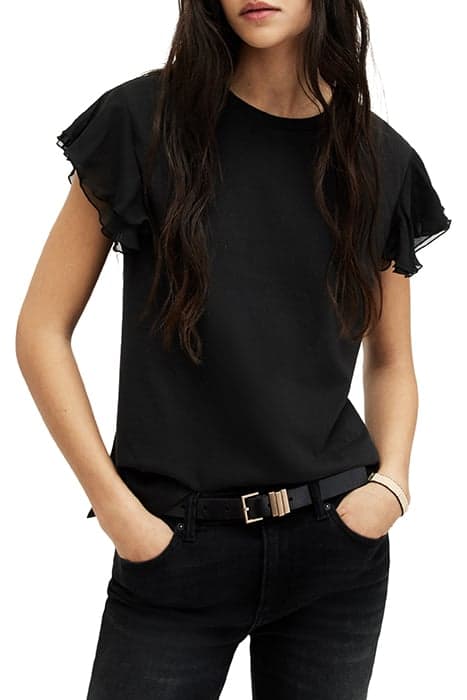 ISABEL TEE BLACK by AllSaints