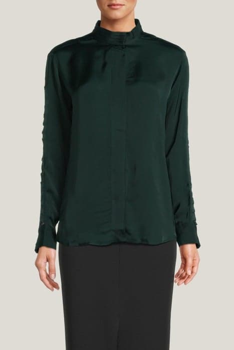 LONG SLEEVED TOP DARK GREEN by Sandro