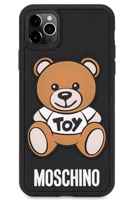 MOSCHINO TEDDY BEAR IPHONE XI PRO MAX COVER BLACK by Moschino