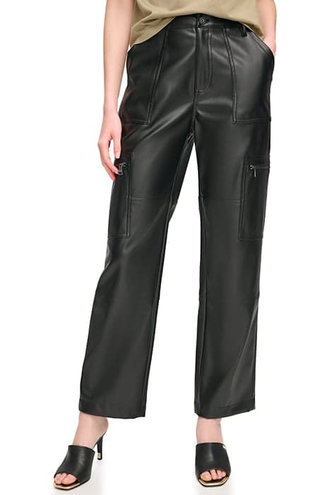 PU CARGO PANT BLACK by DKNY